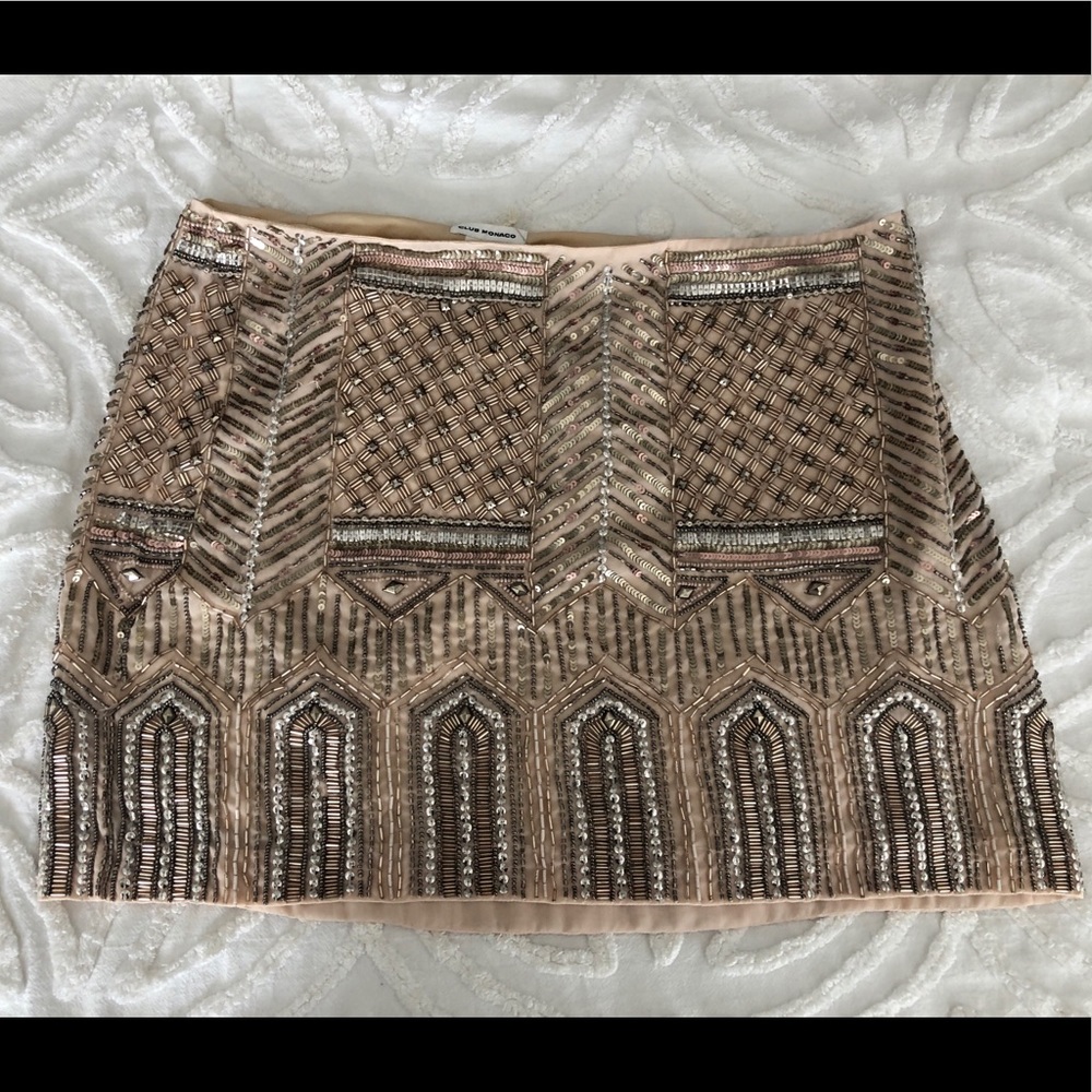 Club Monaco size 12 Hattie Skirt, Pink/ nude